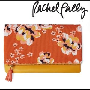 Rachel Pally Orange and Yellow Floral Clutch